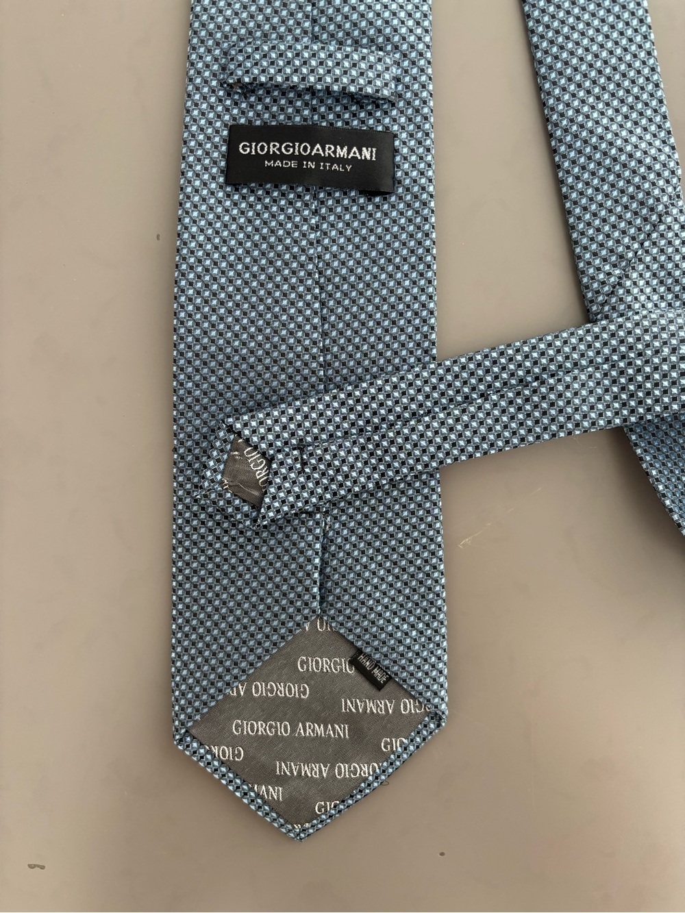Giorgio Armani Pale Blue Men's Tie